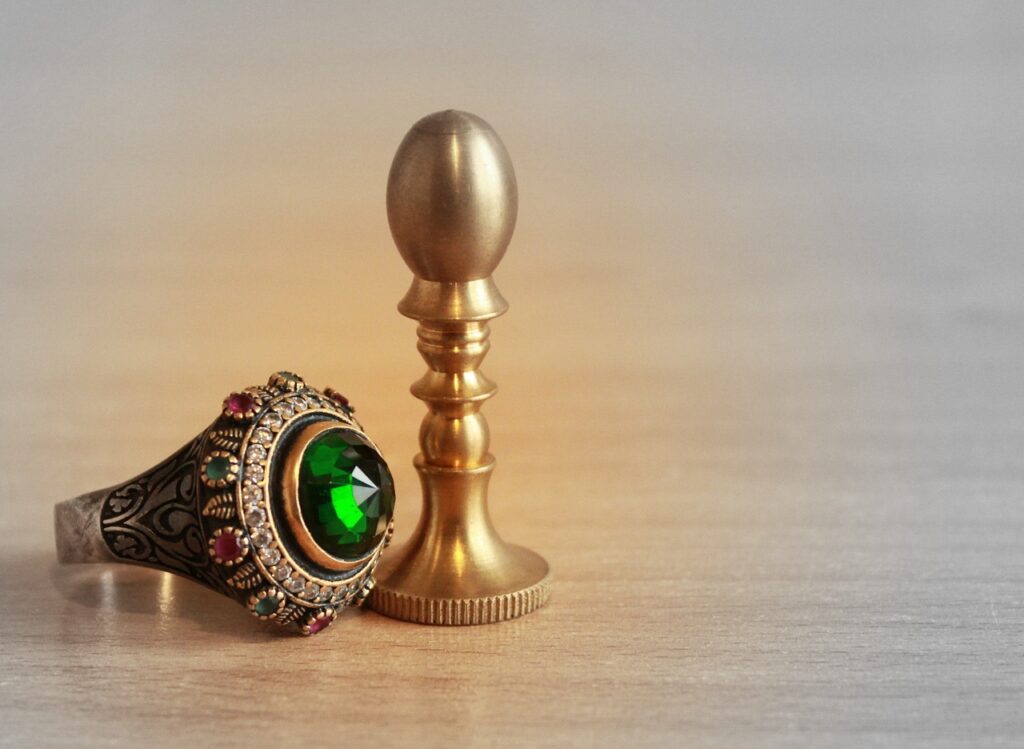 Ring Print Stamp Jewelry Emerald  - klimkin / Pixabay