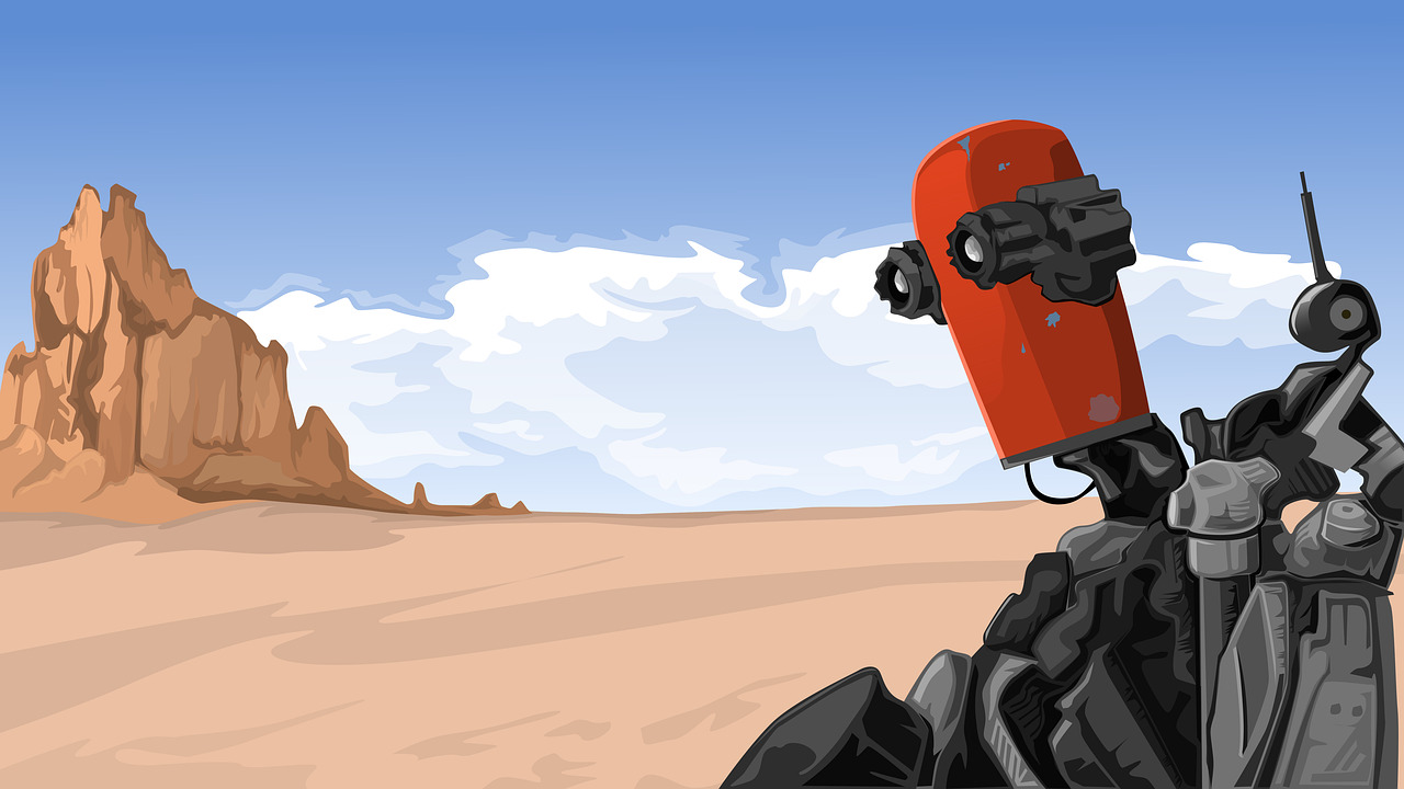 Robot Movie Fiction Drawing - synth2008 / Pixabay