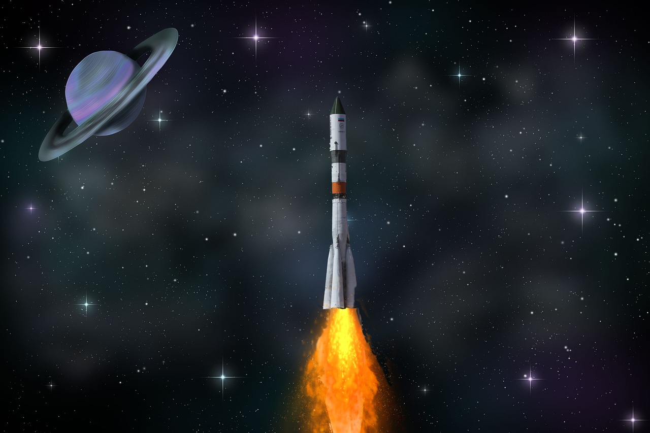 Rocket Ship Space Saturn Stars - jcoope12 / Pixabay