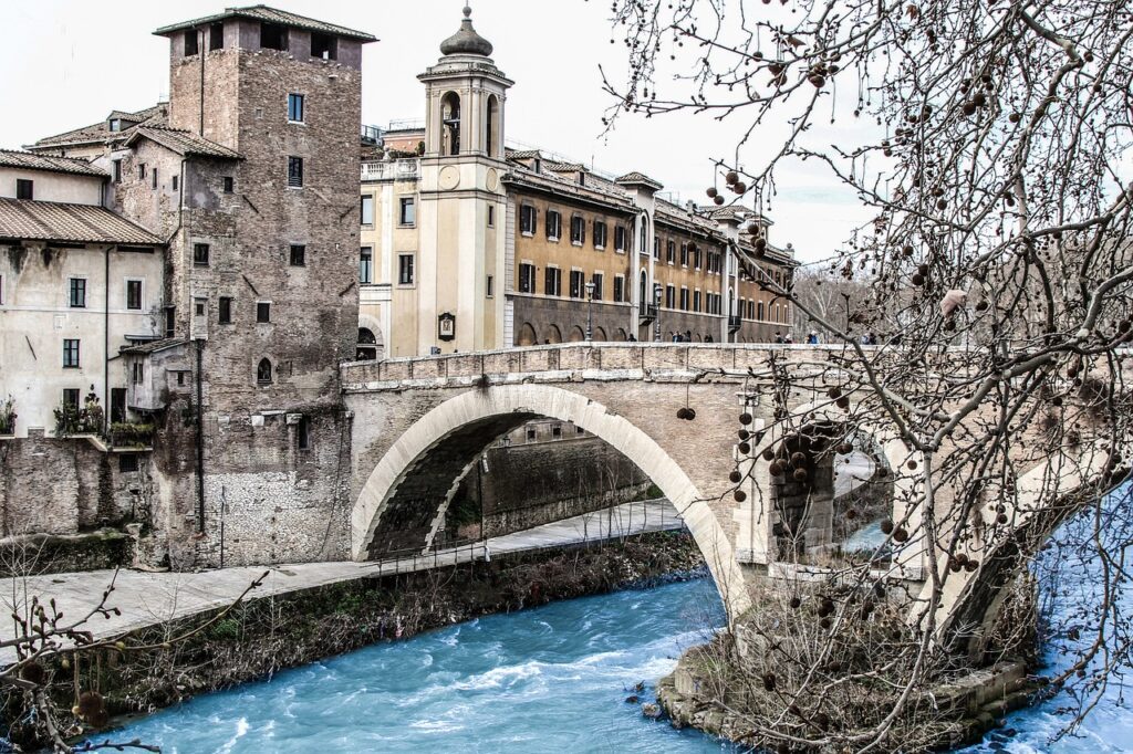 Rome Tiber Bridge Cestius River  - Fabrizio_65 / Pixabay