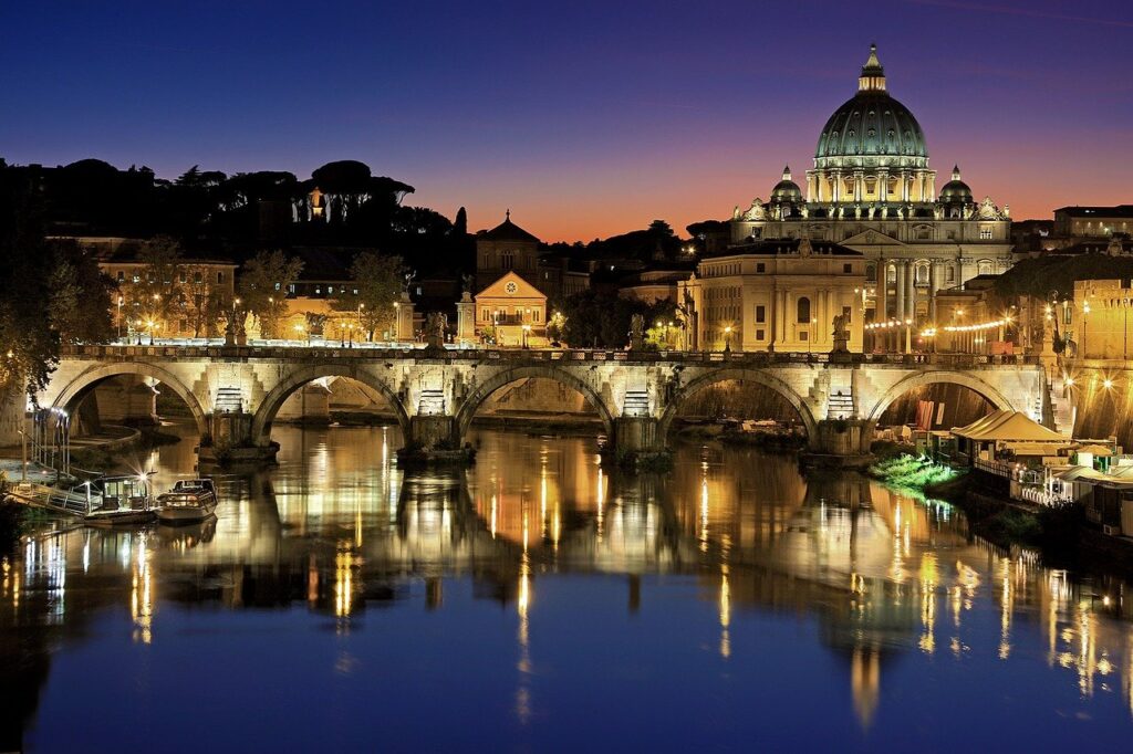 Rome Vatican City Italy Tiber  - Julius_Silver / Pixabay