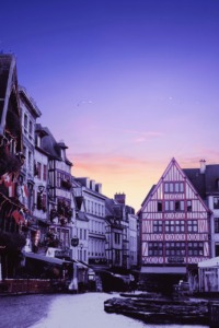 Rouen France City Houses Buildings  - elvisbilajbegovic / Pixabay
