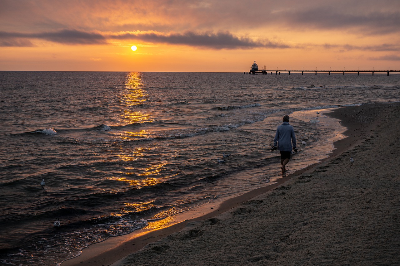 Sea Beach Sunrise Coast Sand Walk  - wal_172619 / Pixabay
