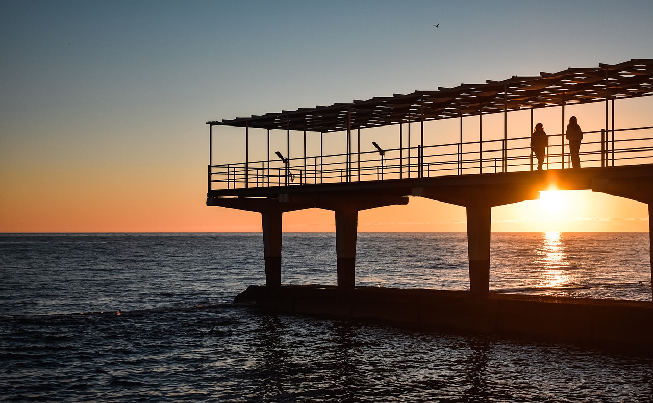 Sea Sunset Overwater Boardwalk  - sanyoks / Pixabay