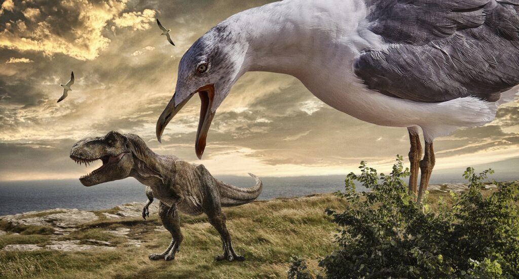 Seagull Dinosaur Prehistoric Birds  - Dieterich01 / Pixabay