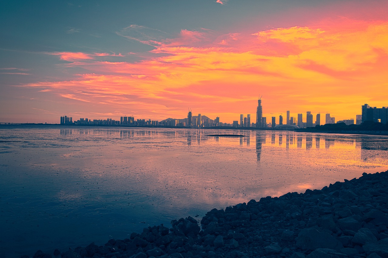 shenzhen shenzhen bay skyline sea 7423350