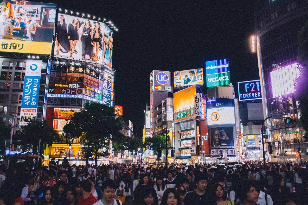 shibuya crossing tokyo japan asia 923000
