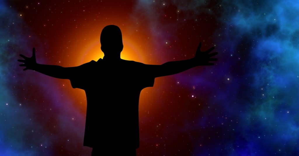Silhouette Person Stars Universe  - geralt / Pixabay