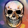 Skeleton Skull Bones Colorful Face  - squarefrog / Pixabay