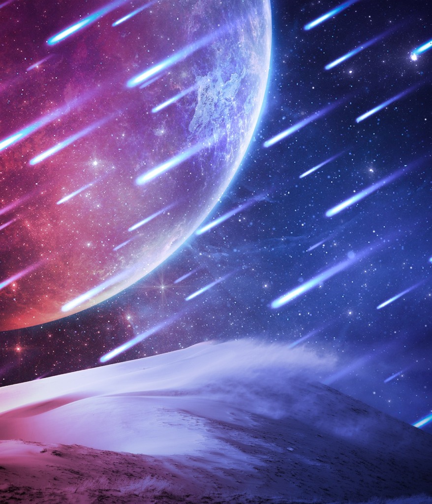 Sky Falling Stars Meteor Shower  - Ivilin / Pixabay