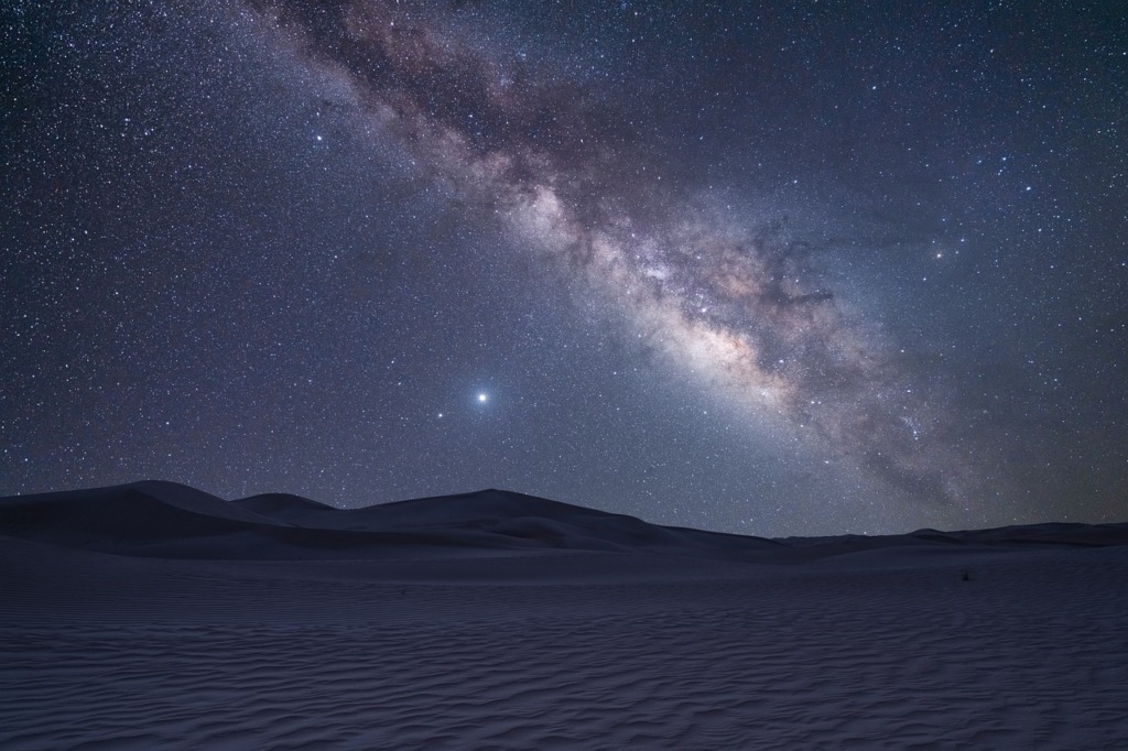 Sky Stars Galaxy Milky Way Night  - Venrike / Pixabay