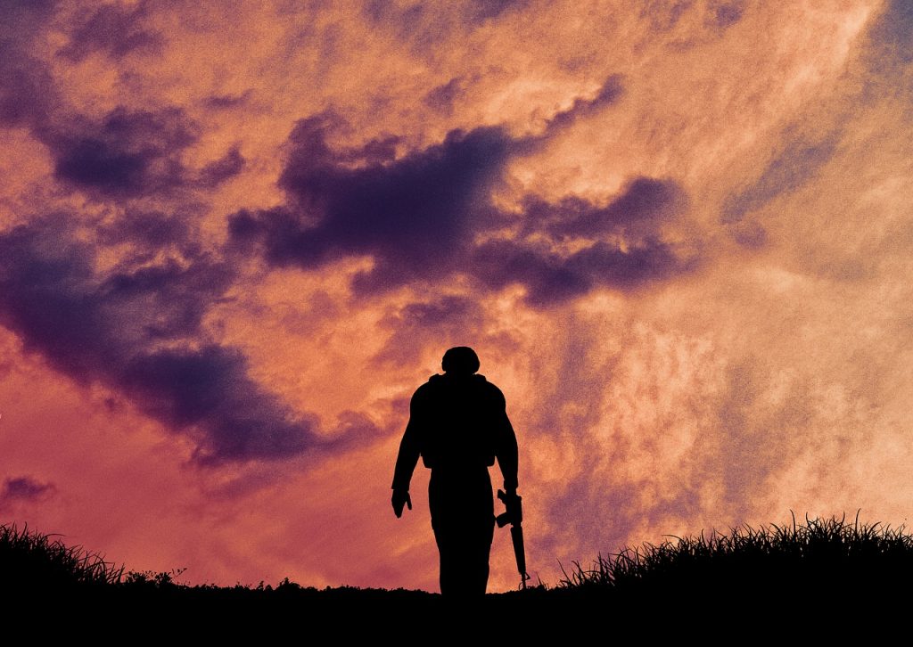 Soldier Silhouette Military Army  - AlemCoksa / Pixabay