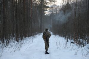 Soldier Smoke Snow Forest Frost  - Eugene_69 / Pixabay