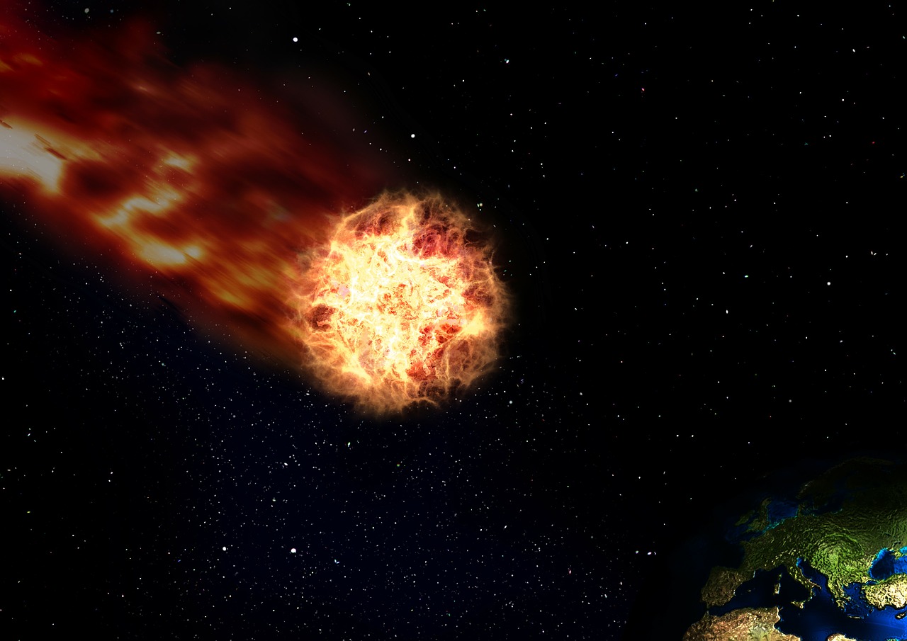 Space Universe Comet Earth Flight  - geralt / Pixabay