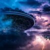 Spaceship Plane Lightning Clouds  - warppppp5 / Pixabay