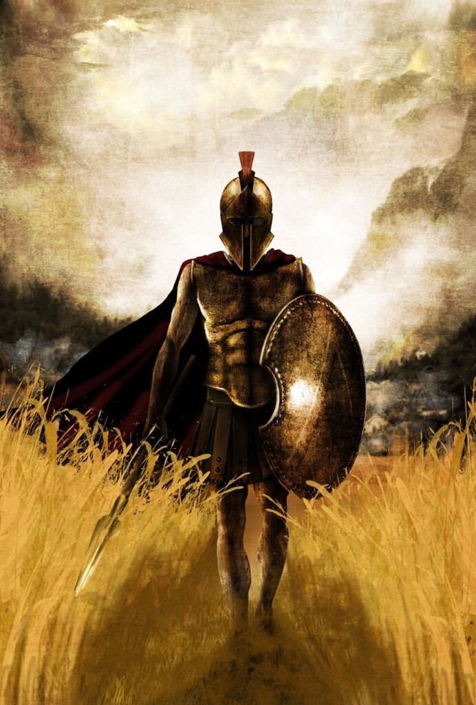 Spartan Warrior Shield Armor  - dejankrivokapic / Pixabay