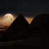 Sphinx Pyramid Night Silhouette  - blende12 / Pixabay