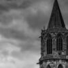 Steeple Sky Monochrome Church  - Portraitor / Pixabay