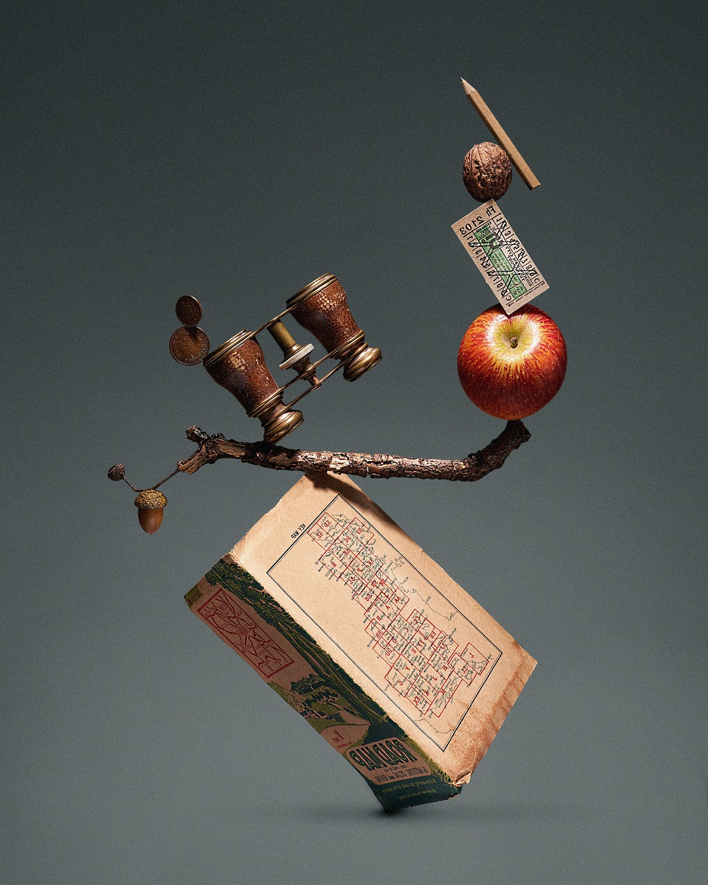 Still Life Balance Stack Vintage  - johnsim / Pixabay