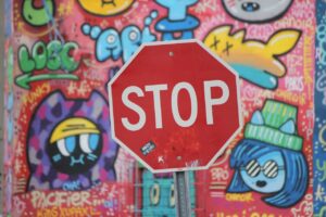 Stop Signal Graffiti Red Traffic  - mariann72 / Pixabay