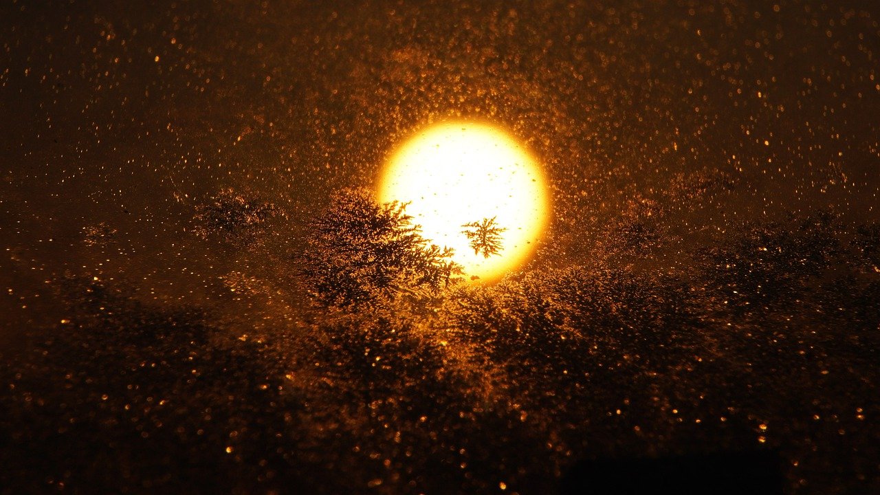 Sunrise Backlighting Snow On Window  - Mylene2401 / Pixabay