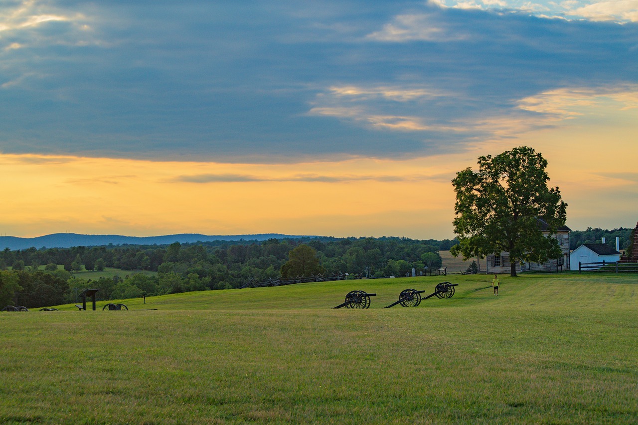 Sunset Canon Battle Virginia  - Ganimides / Pixabay