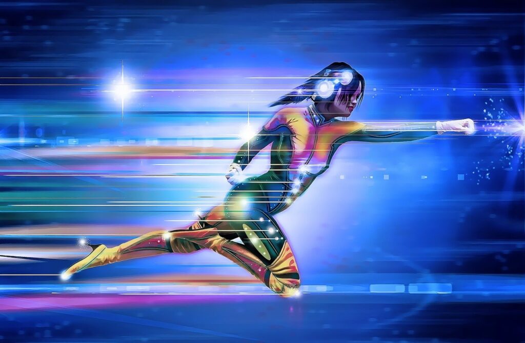 superhero girl speed runner 534120