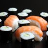 Sushi Maki Nigiri Cucumber Salmon  - stumpi_1 / Pixabay