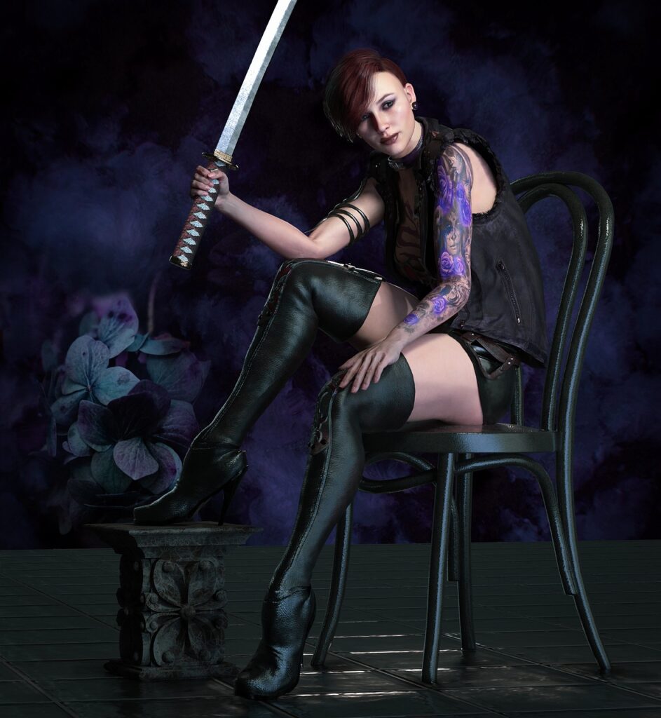 Sword Warrior Woman Fantasy  - TenebrisCilva / Pixabay