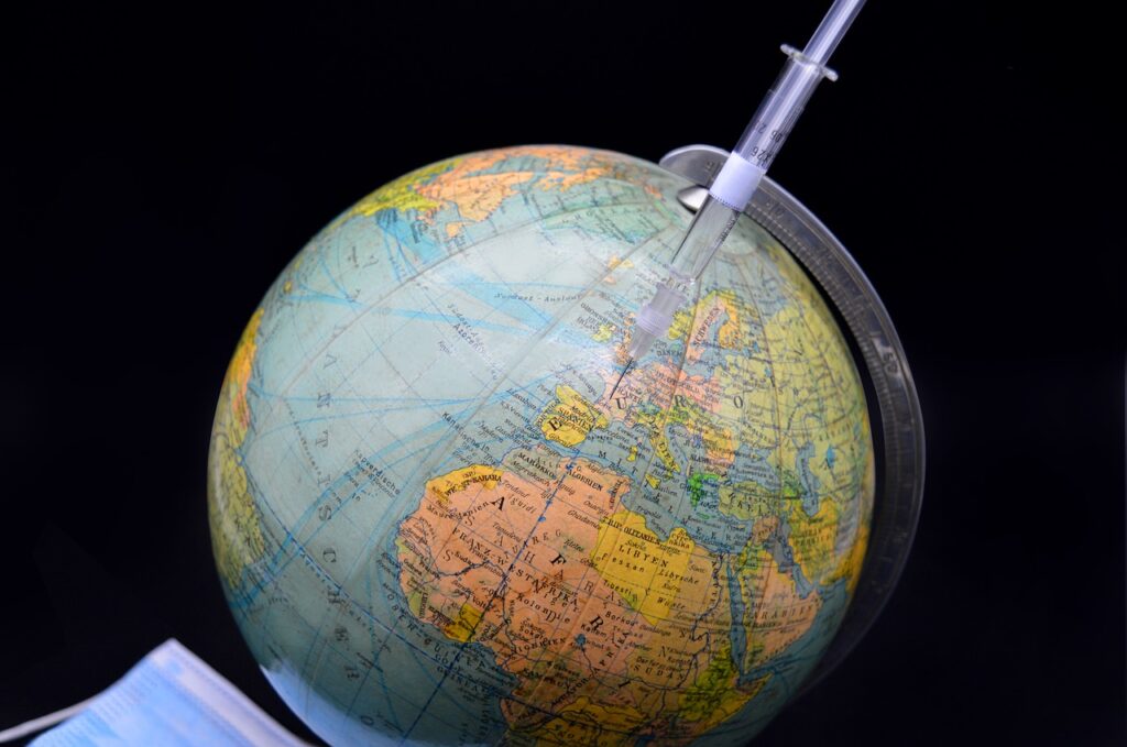 Syringe Globe Vaccination  - neelam279 / Pixabay