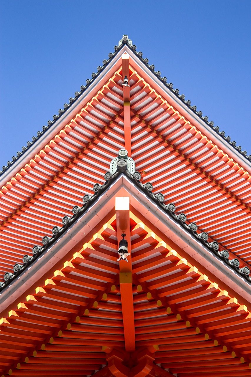 Temple Roof Architecture Colorful  - mystraysoul / Pixabay