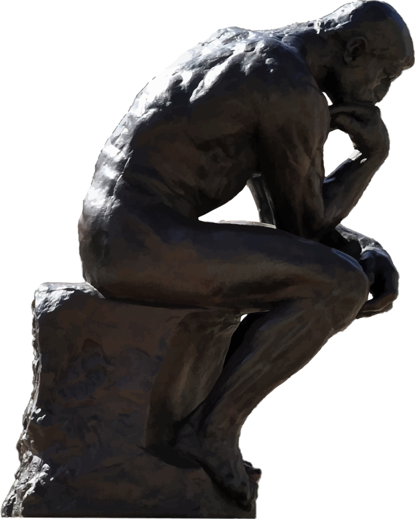 The Thinker Sculpture Auguste Rodin  - GDJ / Pixabay