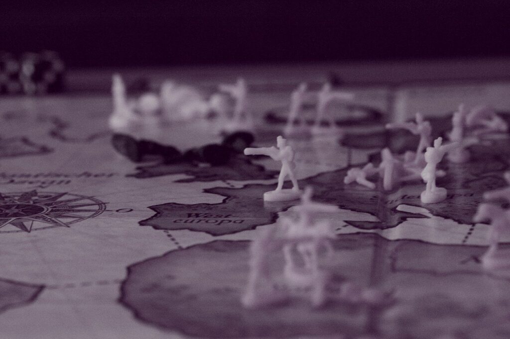 Toy Soldiers Monochrome Map  - Joa70 / Pixabay