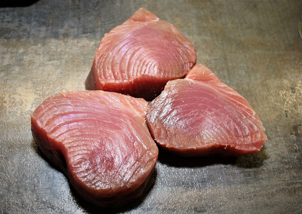 Tuna Fish Fillet Tuna Fillet Raw  - ReinhardThrainer / Pixabay