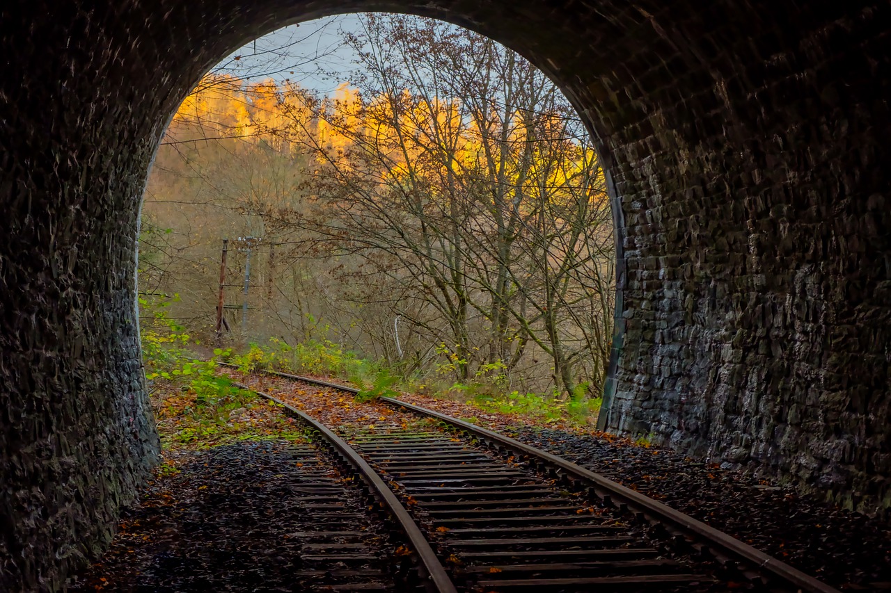 Tunnel Railway Tunnel Track  - music4life / Pixabay
