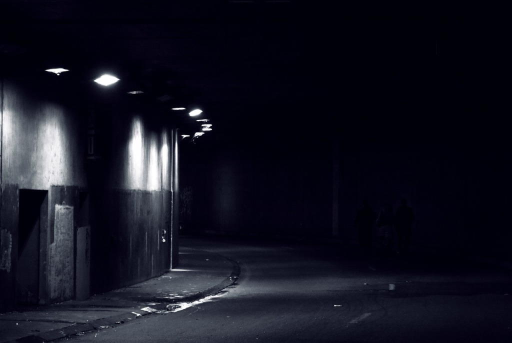 Tunnel Road Dark Black And White  - elvisbilajbegovic / Pixabay
