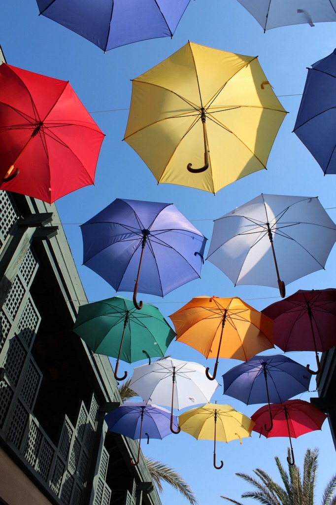 Umbrellas Hanging Umbrellas  - tuyakbayeva / Pixabay