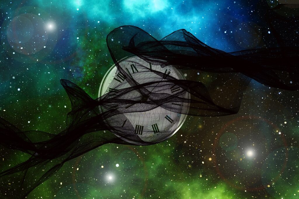 Universe Band Particles Clock Time  - geralt / Pixabay