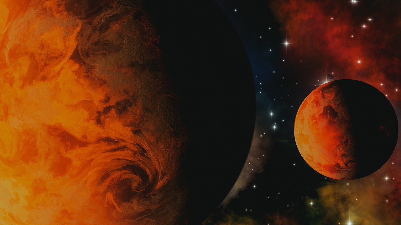 Universe Space Earth Moon Galaxy - CharlVera / Pixabay