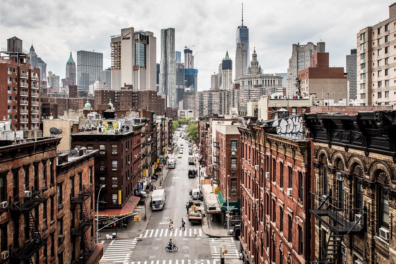 Usa Manhattan Contrasts New York  - wiggijo / Pixabay