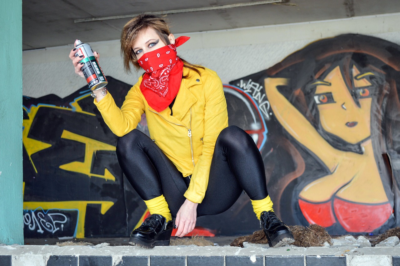 Vandal Graffiti Paint Wall Street  - Victoria_Borodinova / Pixabay