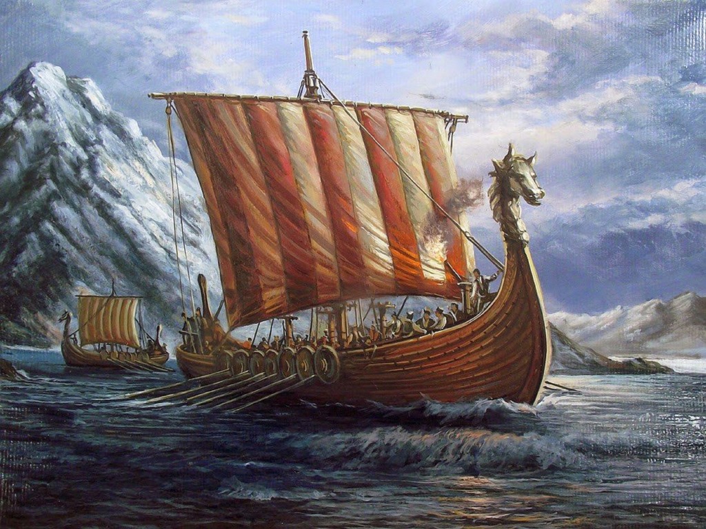 Viking Ship Drakkar Sailing  - wolvie_74 / Pixabay