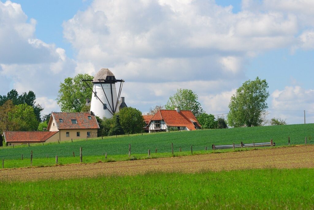 Windmill Houses Farm Agriculture  - dendoktoor / Pixabay