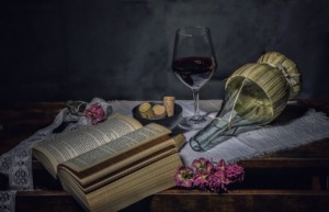 Wine Book Still Life Vintage  - Rosy_Photo / Pixabay