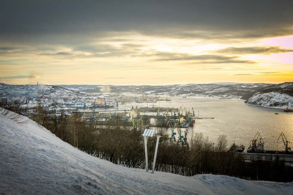 Winter Sea Murmansk Port Snow Bay  - Minkoka / Pixabay
