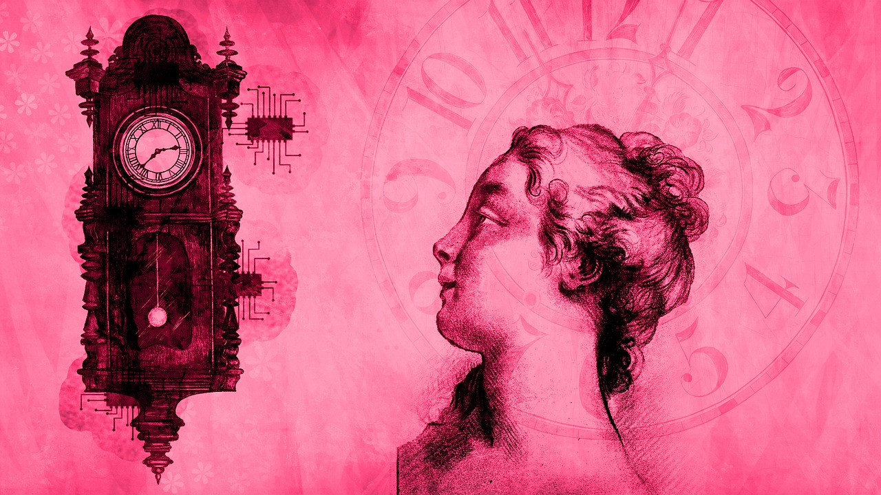 Woman Clock Time Human Profile - chenspec / Pixabay