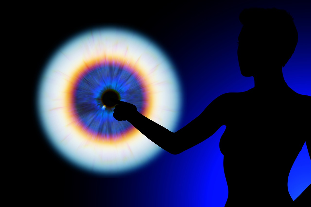 Woman Eye Silhouette Person Finger  - geralt / Pixabay