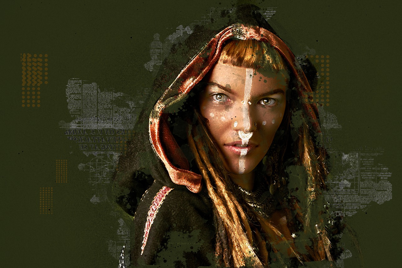 Woman Face Female Cape Hood  - ArtTower / Pixabay