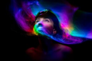 Woman Face Light Painting Lights  - merlinlightpainting / Pixabay