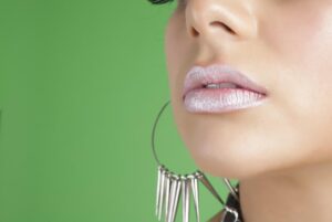 woman lips makeup model earrings 1421083